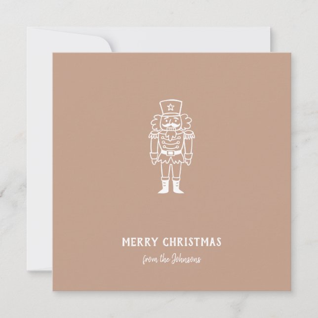 Personalized Family Name Merry Christmas Prince Kort (Framsida)