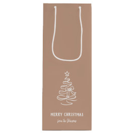 Personalized Family Name Merry Christmas Tree