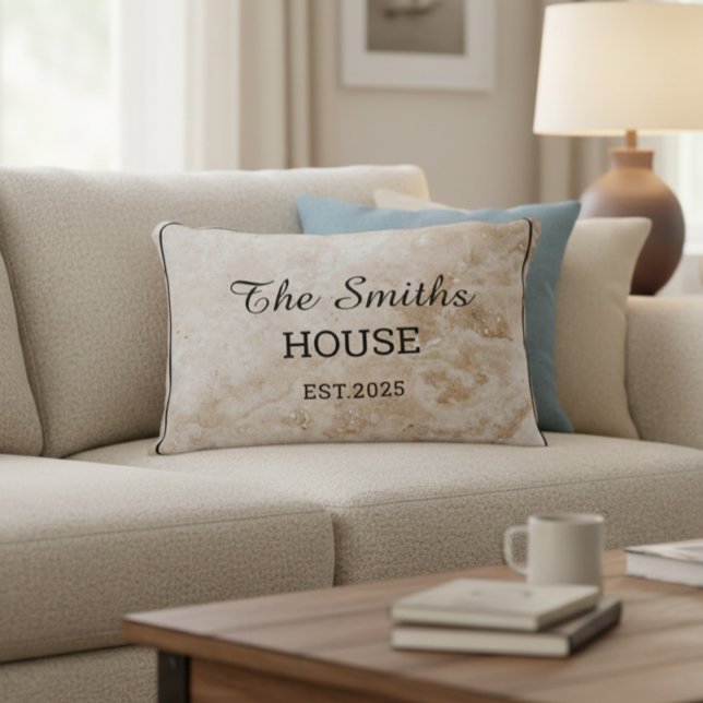 Personalized family name pillow prydnadskudde (Skapare uppladdad)