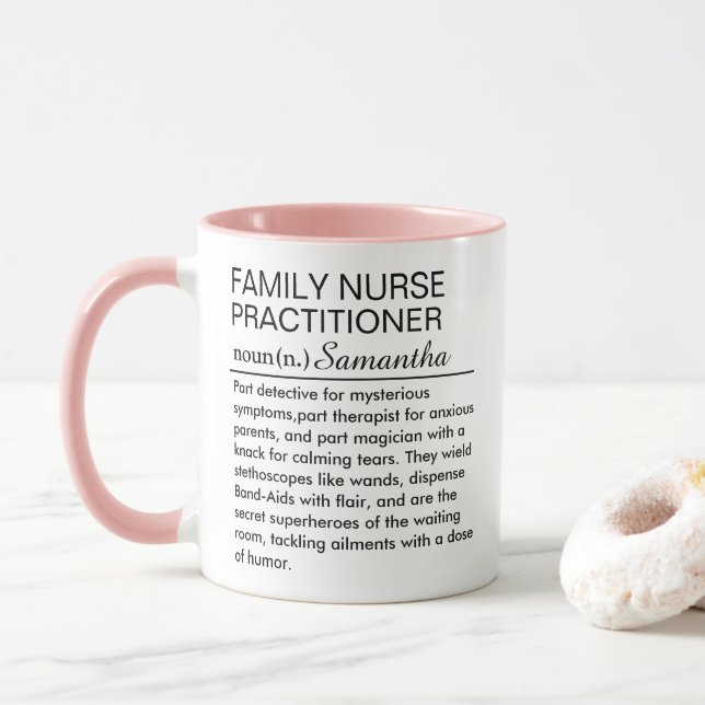 Personalized Family Nurse Practitioner Definition  Mugg (Med munk)