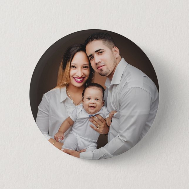 Personalized Family Photo Custom Knapp (Framsida)