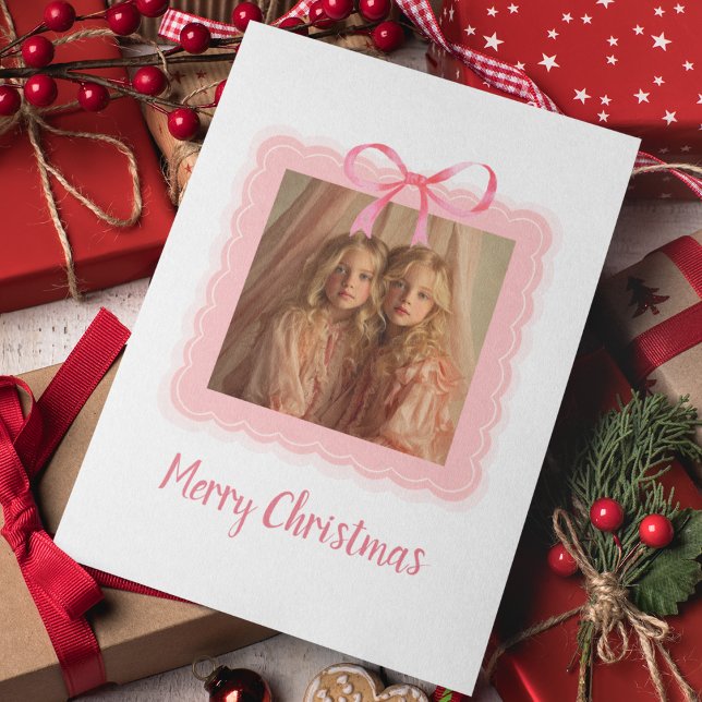 Personalized Family Photo Merry Christmas Card (Skapare uppladdad)