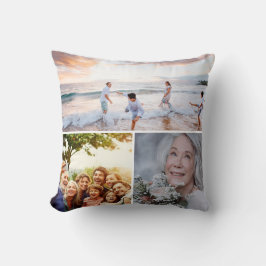 "Personalized Family Photo Pillow – Custom Keepsak Kudde