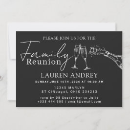Personalized Family Reunion Party Invitation Inbjudningar