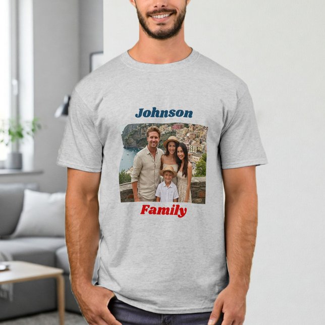 Personalized Family T-Shirt with Custom Text  (Skapare uppladdad)
