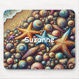 Personalized fantasy seashore Mousepad Musmatta