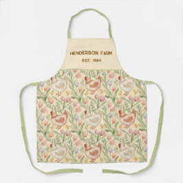 Personalized Farmhouse Hen Apron