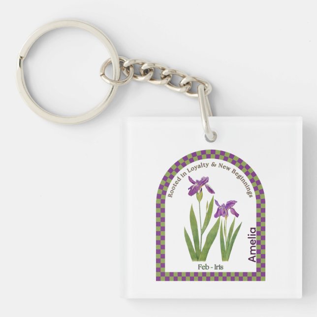 Personalized February Birth Month Flower  (Framsidan)