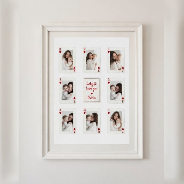 Personalized First Mother’s Day Photo Collage  Poster (Skapare uppladdad)