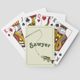 Personalized Fishing Playing Cards Casinokort