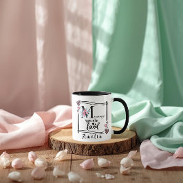 Personalized Floral Mommy Mug Mugg