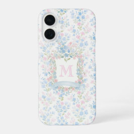 Personalized Floral Monogram Phone Case