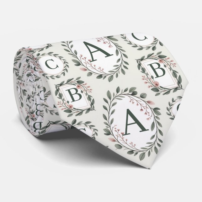 Personalized Floral Monogram  Slips (Rullad)