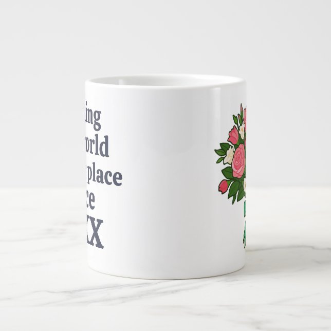 PERSONALIZED FÖDELSEDAG Specialmugg Jumbo Mugg (Framsidan)