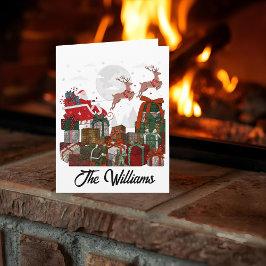 Personalized Folded Greeting Card Kort