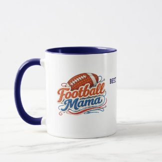 Personalized Football Mom Mug with Photo Mugg