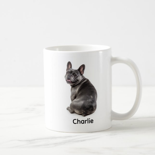 Personalized French Bulldog “I Own You” Kaffemugg (Höger)