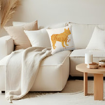 Personalized French Bulldog Pastel Orange Frenchie