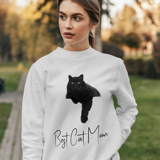 Personalized Funny Black Cat Quote Pet Mom Ash T Shirt (Skapare uppladdad)
