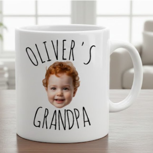 Personalized Funny Custom Baby Face Photo  Mugg (Skapare uppladdad)