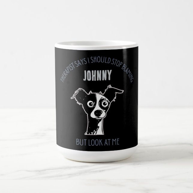 Personalized Funny – Custom Photo & Name Kaffemugg (Center)