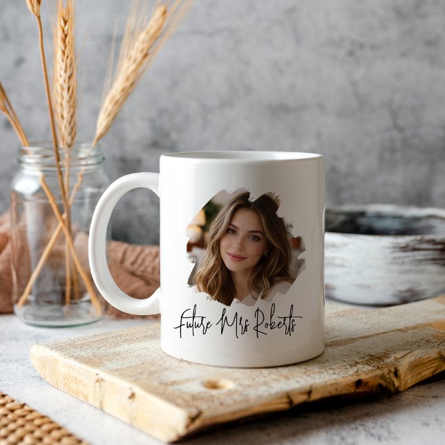 Personalized Future Mrs- Bride to Be Engagement Jumbo Mugg (Skapare uppladdad)