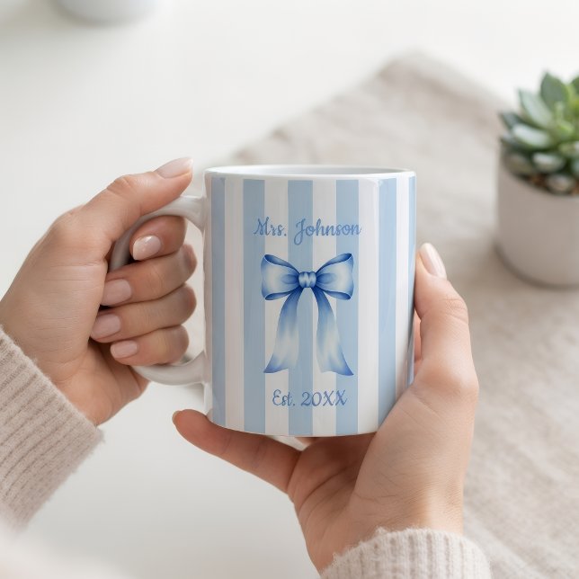 Personalized Future Mrs. Mug, Custom Engaged Mug Kaffemugg (Skapare uppladdad)