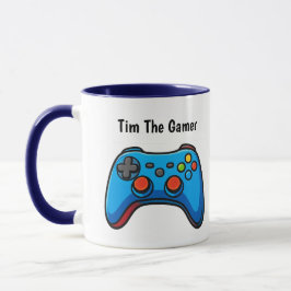 Personalized Gamer Coffee Mug Custom Name Gift Mugg