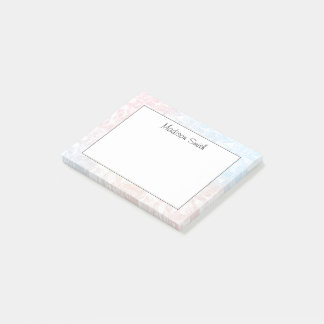 Personalized Geometric Post-it Block