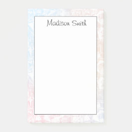 Personalized Geometric  Post-it Block