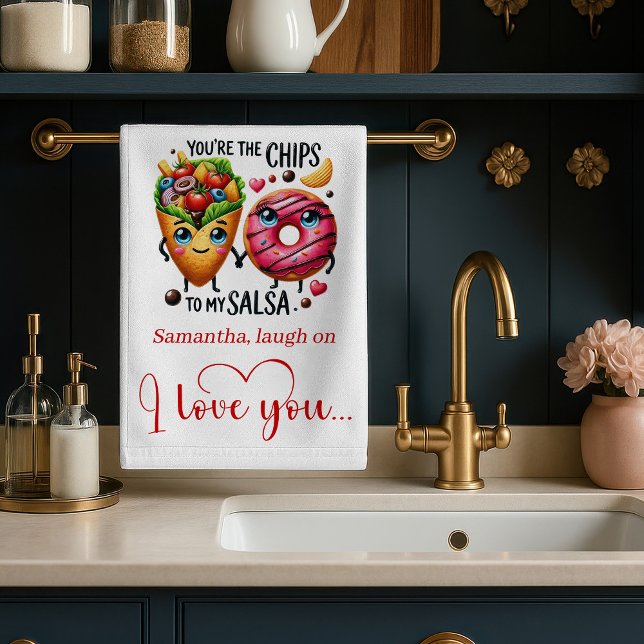 Personalized Gift for Husband Funny Food Towel Kökshandduk (Personalized Gift for Husband Funny Food Towel)