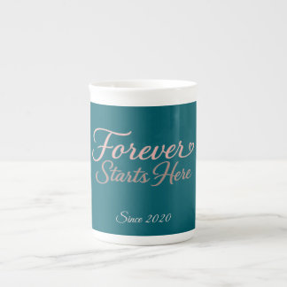 Personalized gift with the date the relationship benporslin mugg