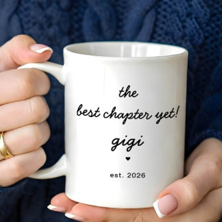 Personalized Gigi Mug Best Chapter Yet Kaffemugg