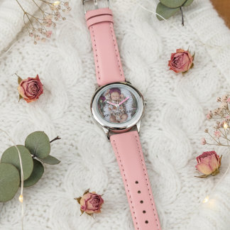 "Personalized Girl’s Watch – Custom Photo & Text" Armbandsur