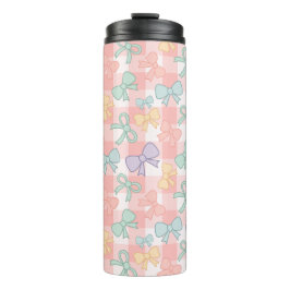 Personalized Girly Cute Bow Name Gingham