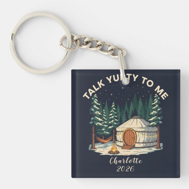 Personalized Glamping Yurt Adventure Retro Camping (Framsidan)
