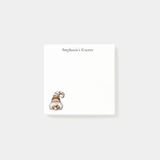Personalized Gnome Notes Post-it Block