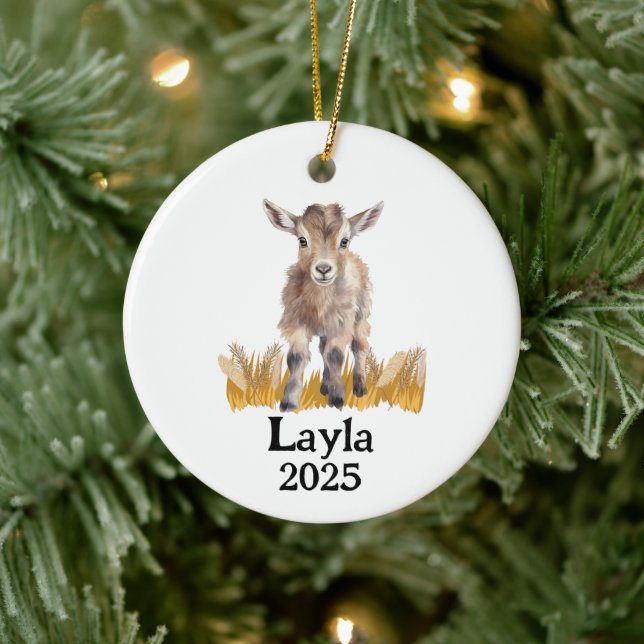 Personalized Goat 4H Farm Ornament (Träd)