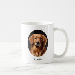 Personalized Golden Retriever by My Side Kaffemugg