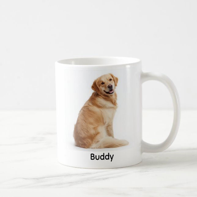 Personalized Golden Retriever “I Own You” Kaffemugg (Höger)