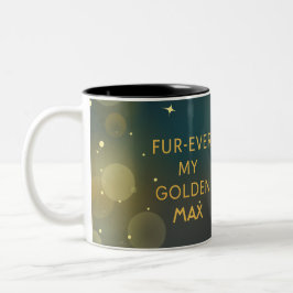 Personalized Golden Retriever Mom Mug Custom Dog Två-Tonad Mugg