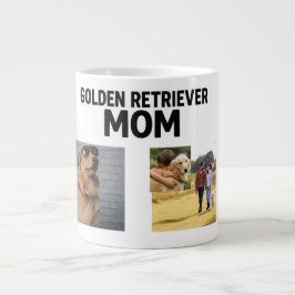 Personalized Golden Retriever Mom Mug - Custom Jumbo Mugg