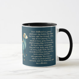 Personalized Golden Retriever Mug Custom Text Mugg