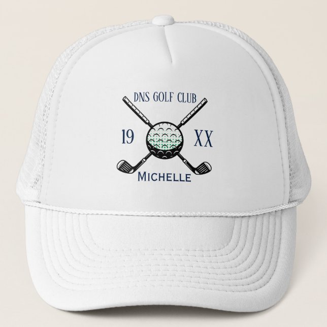 Personalized Golf Club Name Classic Keps (Framsida)