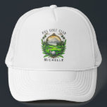 Personalized Golf Club Name Classic Trucker Hat Keps<br><div class="desc">the perfect blend of comfort, function, and laid-back attitude. Featuring a breathable mesh back, adjustable snap closure, and bold front design, this hat is made for everyday wear. Whether you're hitting the road, running errands, or hanging out outdoors, it adds the right touch of casual flair to any outfit. Great...</div>