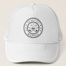 Personalized Golf Club Name Classic Trucker Hat Keps