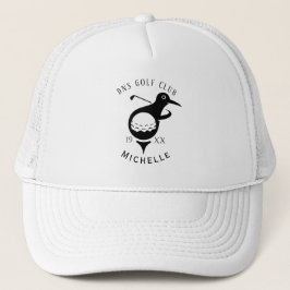Personalized Golf Club Name Classic Trucker Hat Keps
