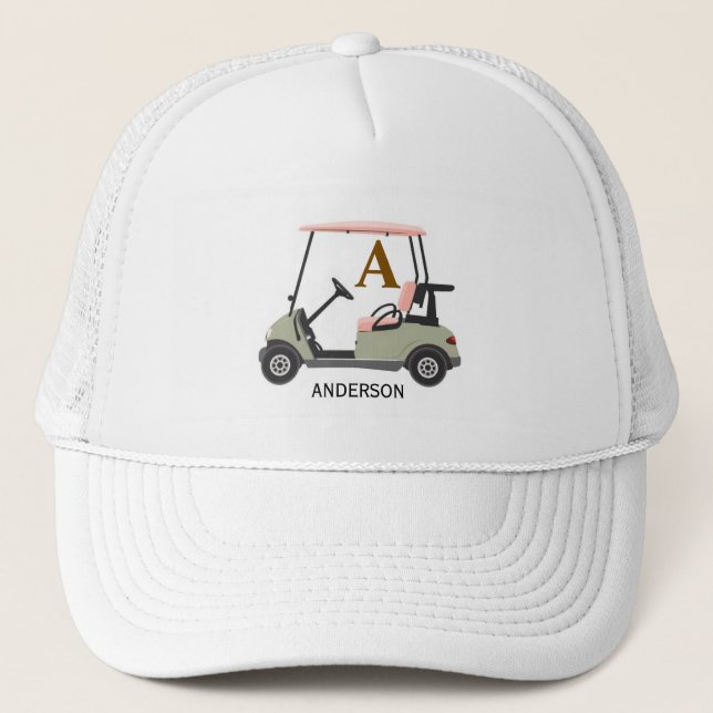 Personalized Golf Club Name Trucker Hat 2026 Keps (Framsida)