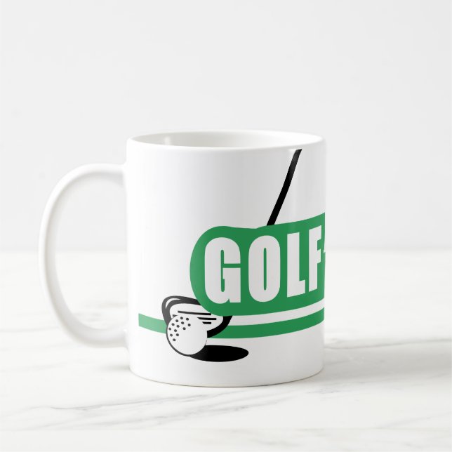 Personalized Golfer Mugs Kaffemugg (Vänster)