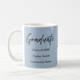 Personalized Graduate Mug – Elegant Script Style Kaffemugg